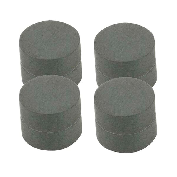 Master Magnet 3/4 in. Dia Black Disc Magnet (8 per Pack)