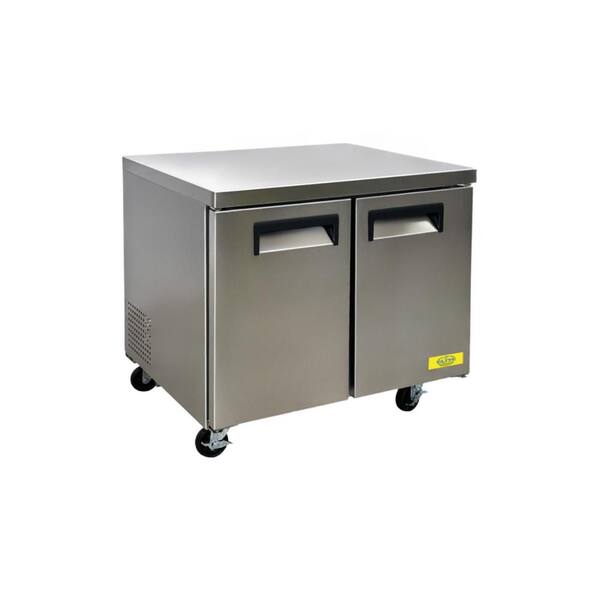 Elite Kitchen Supply 36.2 in. 8 cu. ft. Commercial Undercounter Freezer EUC36F Stainless