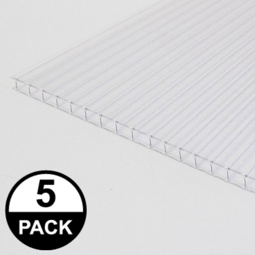 Reviews for LEXAN Thermoclear 24 in. x 48 in. x 1/4 in. (6mm) Hammered Glass Multiwall