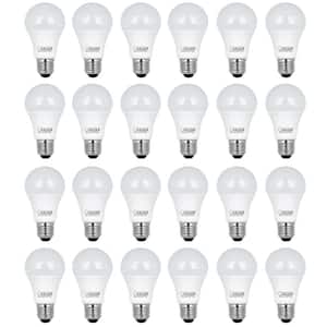 75-Watt Equivalent A19 Non-Dimmable General Purpose E26 Medium Base LED Light Bulb, Soft White 2700K (24-Pack)