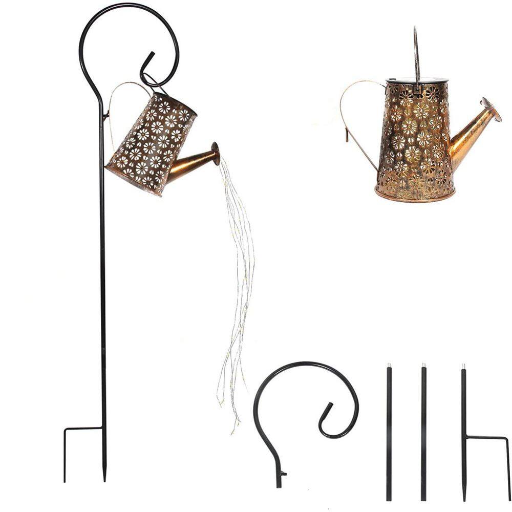 Outdoor Lights Decor, Solar Watering Can Lights Garden Decor, Garden Stake 2-Pack price history on PriceWatchPro