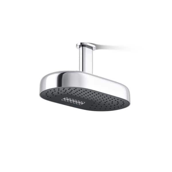 KOHLER Statement 2-Spray Patterns with 2.5 GPM 12 in. Wall Mount Fixed Shower Head in Polished Chrome