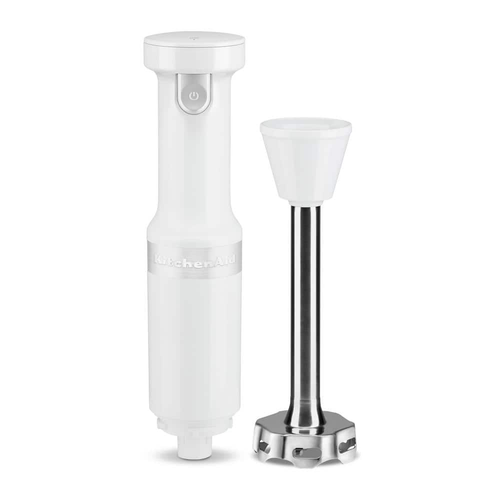 Disco zuiden weer Reviews for KitchenAid Cordless Variable Speed White Hand Blender | Pg 1 -  The Home Depot