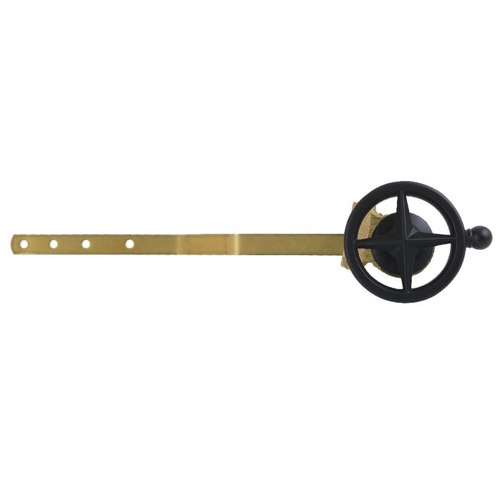 Levante Front Mount Toilet Tank Lever with Knurled Handle in Matte Black price history on PriceWatchPro