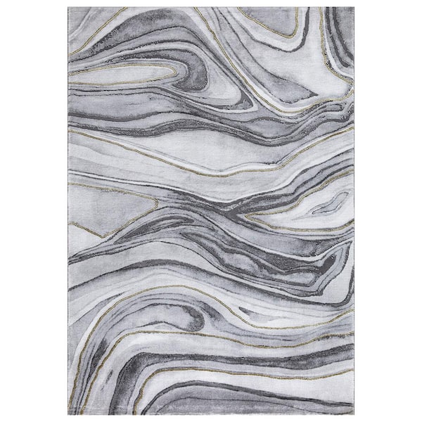Matthew Grey 2 ft. x 7 ft. Runner Rug