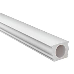 7 in. x 5-1/4 in. x 96 in. Polyurethane Straight Top Handrail for 7 in. Balustrade System