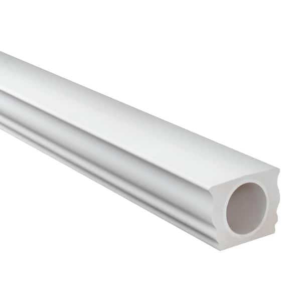 Fypon 7 in. x 5-1/4 in. x 96 in. Polyurethane Straight Top Handrail for 7 in. Balustrade System