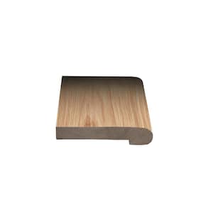 Meadow 9/16 in. Thick x 2-3/8 in. Width x 78 in. Length Flush Stair Nosing American Hickory Hardwood Trim