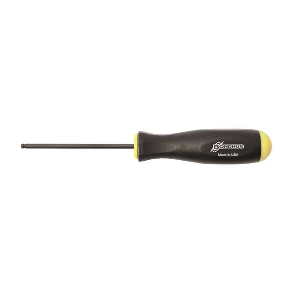 Bondhus 5/64 in. x 11.0 in. Extra Long Length Ball End Hex Drive Screwdriver with ProGuard Finish