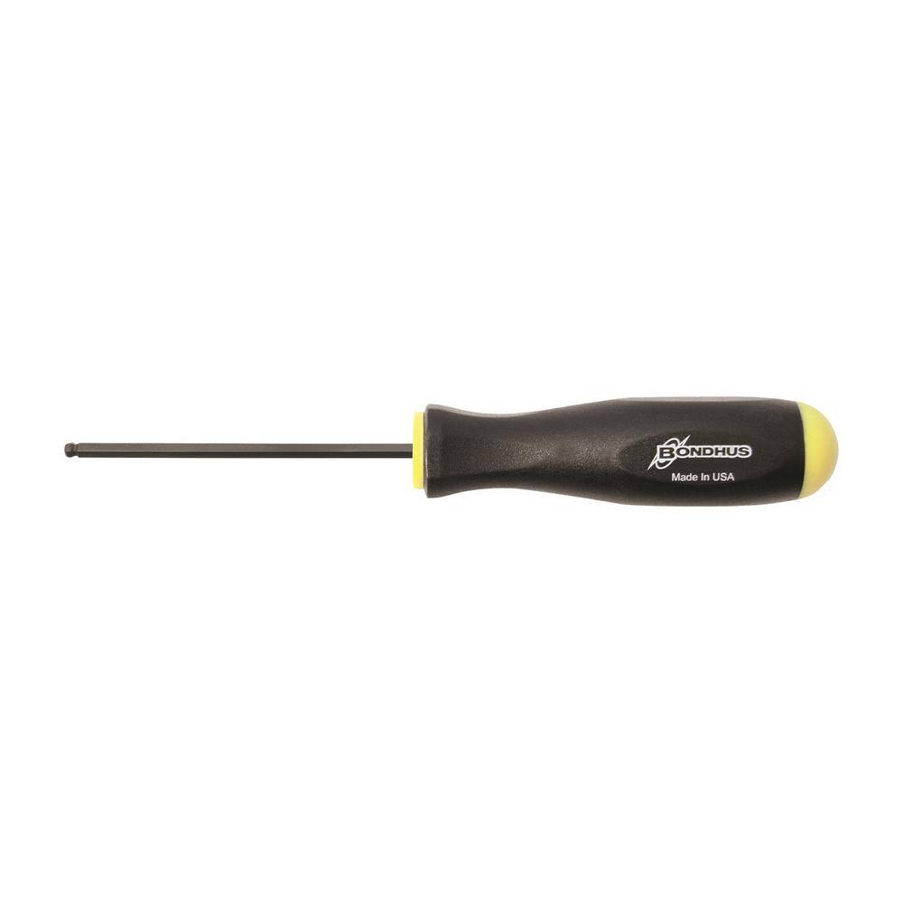 1/4 in. x 10.3 in. Extra Long Length Ball End Hex Drive Screwdriver with Pr