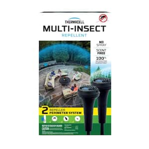 Multi-Insect Outdoor Perimeter Repeller System 15 ft. Coverage and Deet Free (Pack of 2)