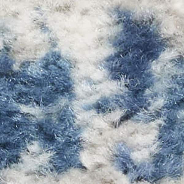 10 ft. x 10 ft. White Abstract Washable Area Rug