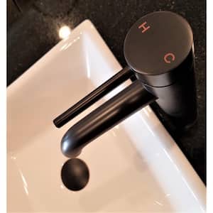 Single Hole Single-Handle Vessel Bathroom Faucet in Oil Rubbed Bronze