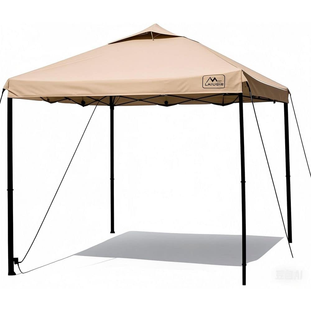 10 ft. x 10 ft. Pop Up Commercial Canopy Tent-Waterproof and Portable Outdo