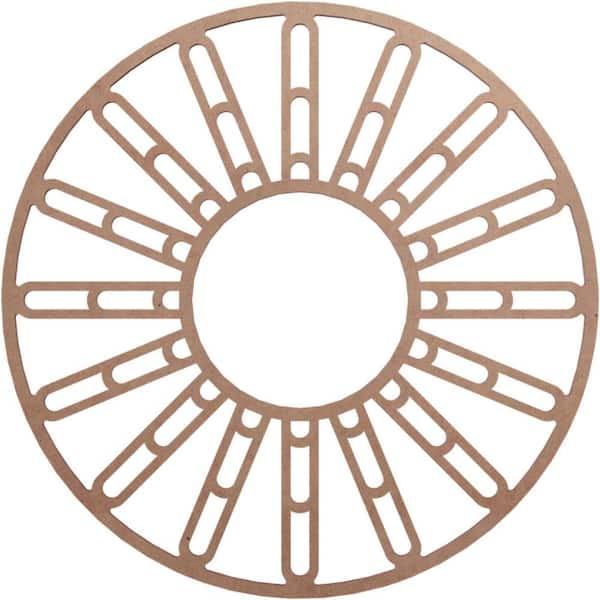 Ekena Millwork 0.25 in. x 7.25 in. x 20 in. Wood Medallion Moulding