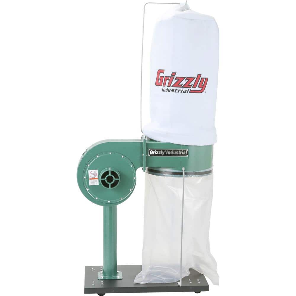 Grizzly Industrial 1 Hp Dust Collector G8027 The Home Depot 