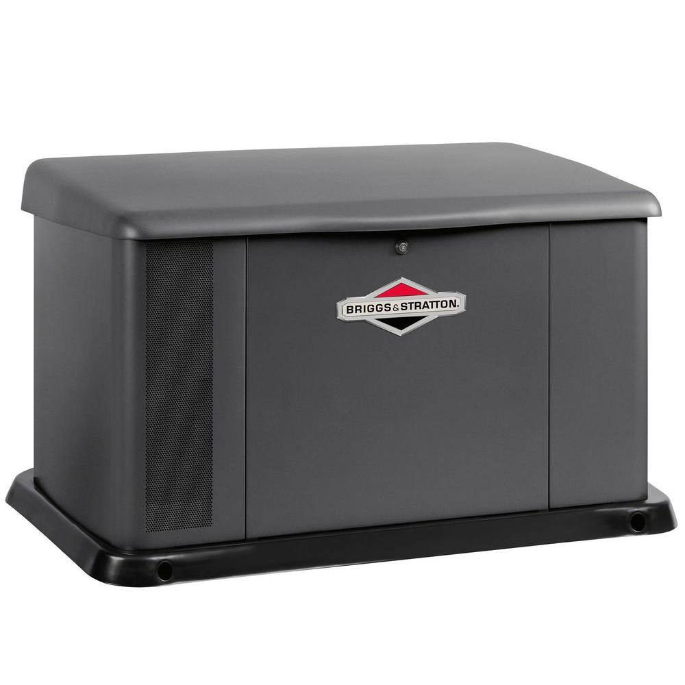 Briggs & Stratton 16,000-Watt Automatic Air Cooled Standby Generator ...