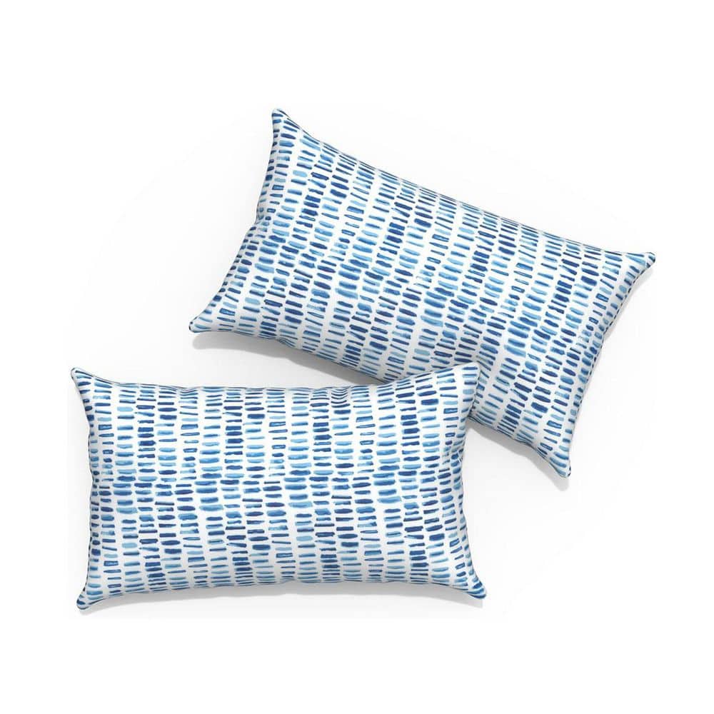 Blue Outdoor Lumbar Pillownull