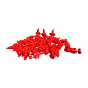 Aeroponic Red Plastic 360° Misters (50-Pack)