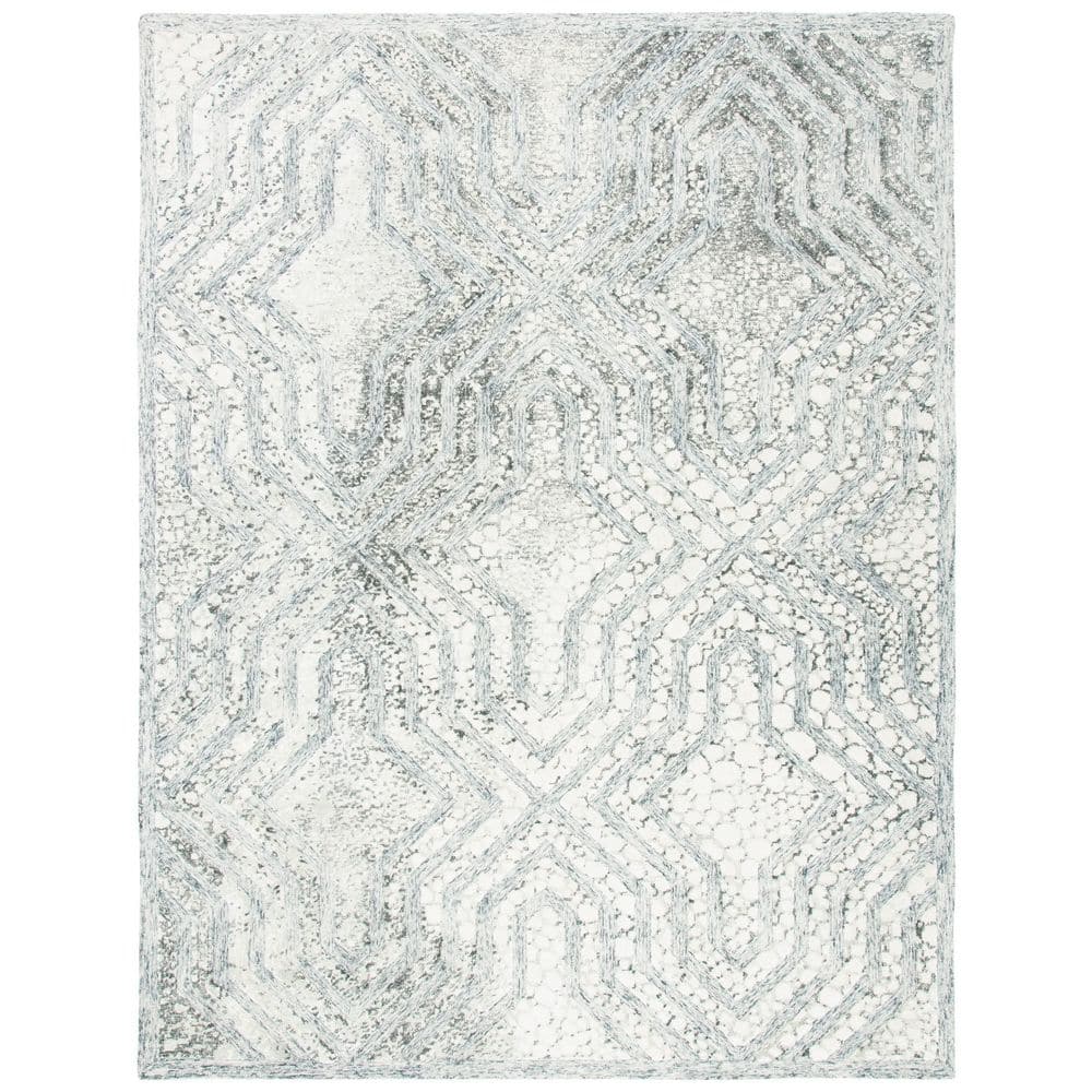 Restoration Vintage 8 ft. x 10 ft. Charcoal/Ivory Garden Geometric Area Rug price history on PriceWatchPro