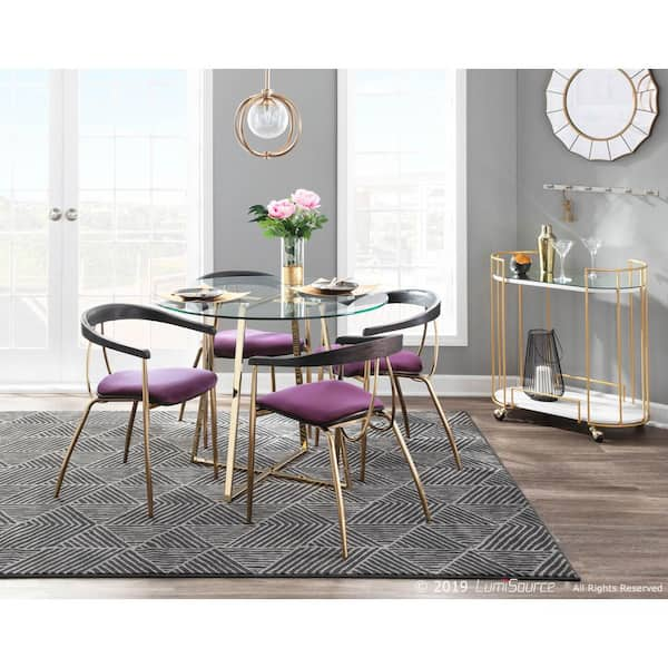 Purple Dining Room Table - Casa Padrino Luxury Baroque Dining Room Set White Gold Purple 47 X 42 X H 98 5 Cm 4 Dining Chairs Baroque Dining Room Furniture / Gorgeous luxury purple dining room chairs :