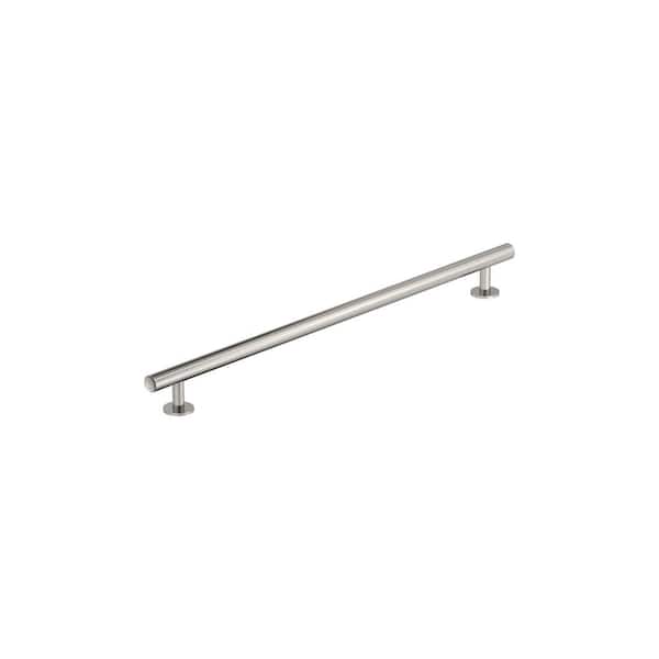 Radius 18 in. (457 mm) Center-to-Center Modern Polished Nickel Bar Appliance Pull