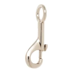 Crown Bolt 5/8 in. x 3-7/8 in. Nickel Plated Fixed Snap Hook 64104