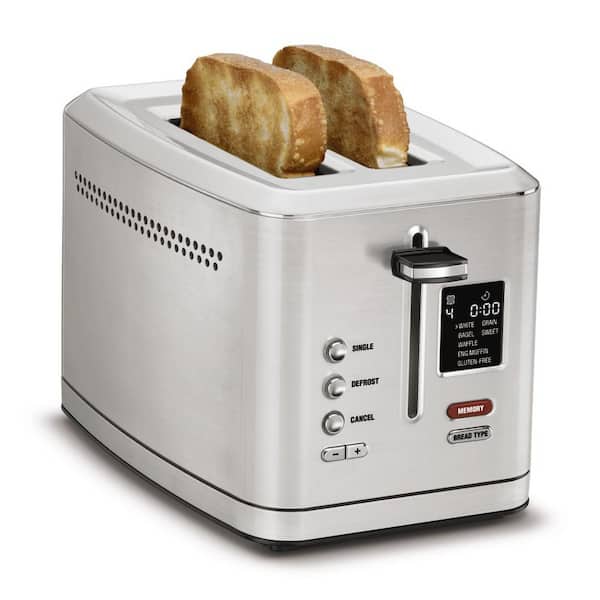 Cuisinart Digital Stainless Steel 2-Slice Toaster with Memory Set Feature  CPT-720 - The Home Depot