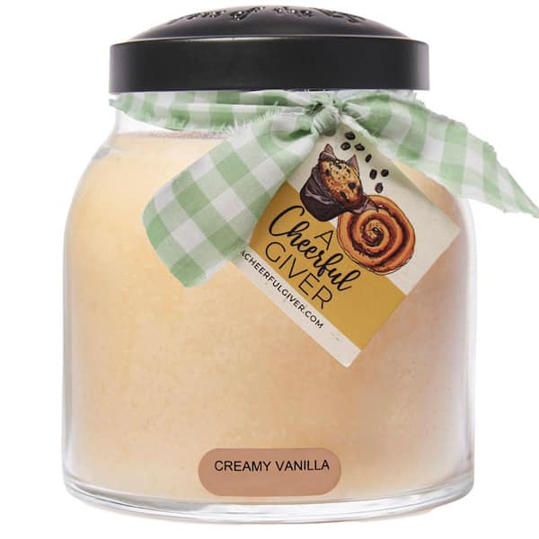 A CHEERFUL GIVER 34-Ounce Creamy Vanilla Scented Candle JP108 - The ...