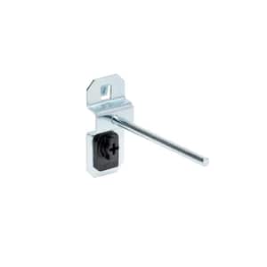 Triton Products DuraHook 2-Piece Steel Pegboard Shelf in White (12-in W