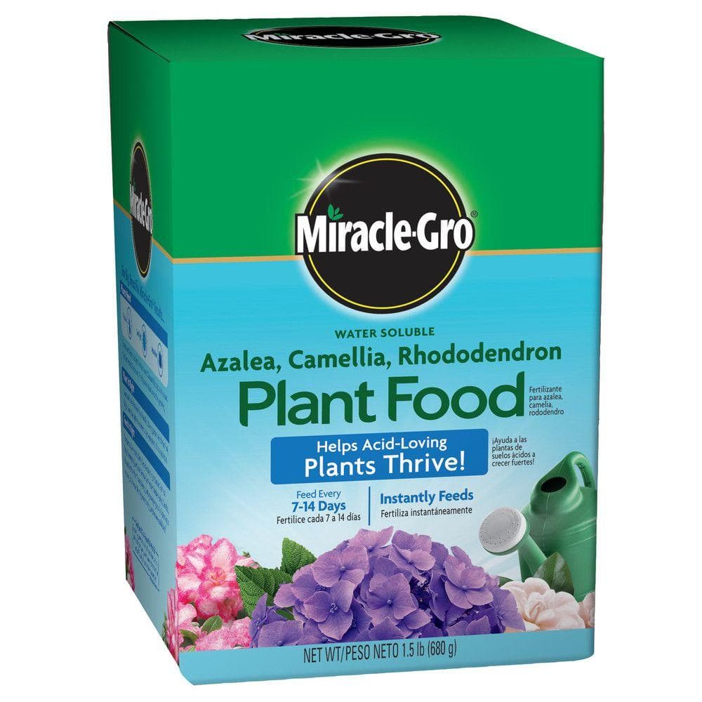 Miracle-Gro Water-Soluble  lb. Azalea Camellia and Rhododendron Plant  Food 1000701 - The Home Depot