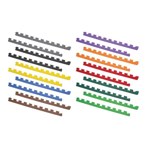 Norsk Rainbow 24 in. x 24 in. EVA Foam Non-Toxic Solid Color Interlocking Tiles (120 sq. ft. - 30 tiles) Norsk Rainbow 24 in. x 24 in. EVA Foam Non-Toxic Solid Color Interlocking Tiles (120 sq. ft. - 30 tiles)