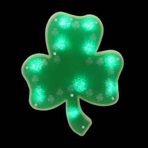 Gold Trim 4 Leaf Clover, Saint Patrick's Day, For Yard Decor