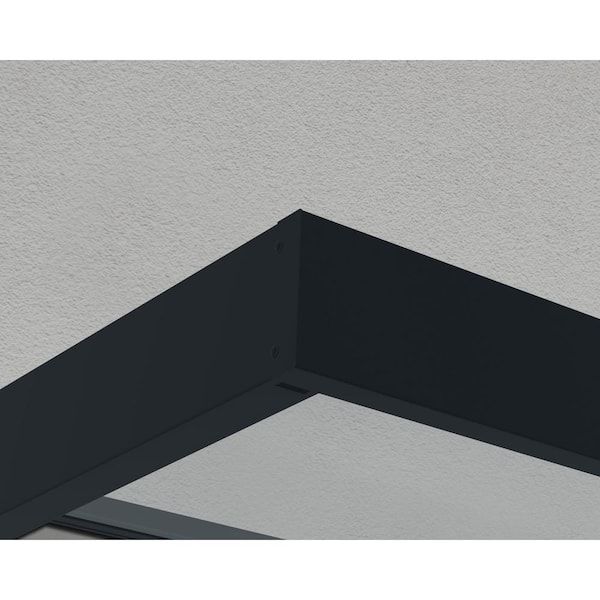 CANOPIA by PALRAM Sophia 3 ft. x 7 ft. Gray/Clear Door and Window