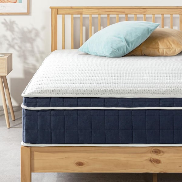 Rena King Medium Tight Top 12 in. Pocket Spring Hybrid Mattress with Green Tea Memory Foam