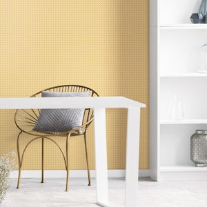 Yellow Caining Peel and Stick Wallpaper (Covers 28.29 sq. ft.)