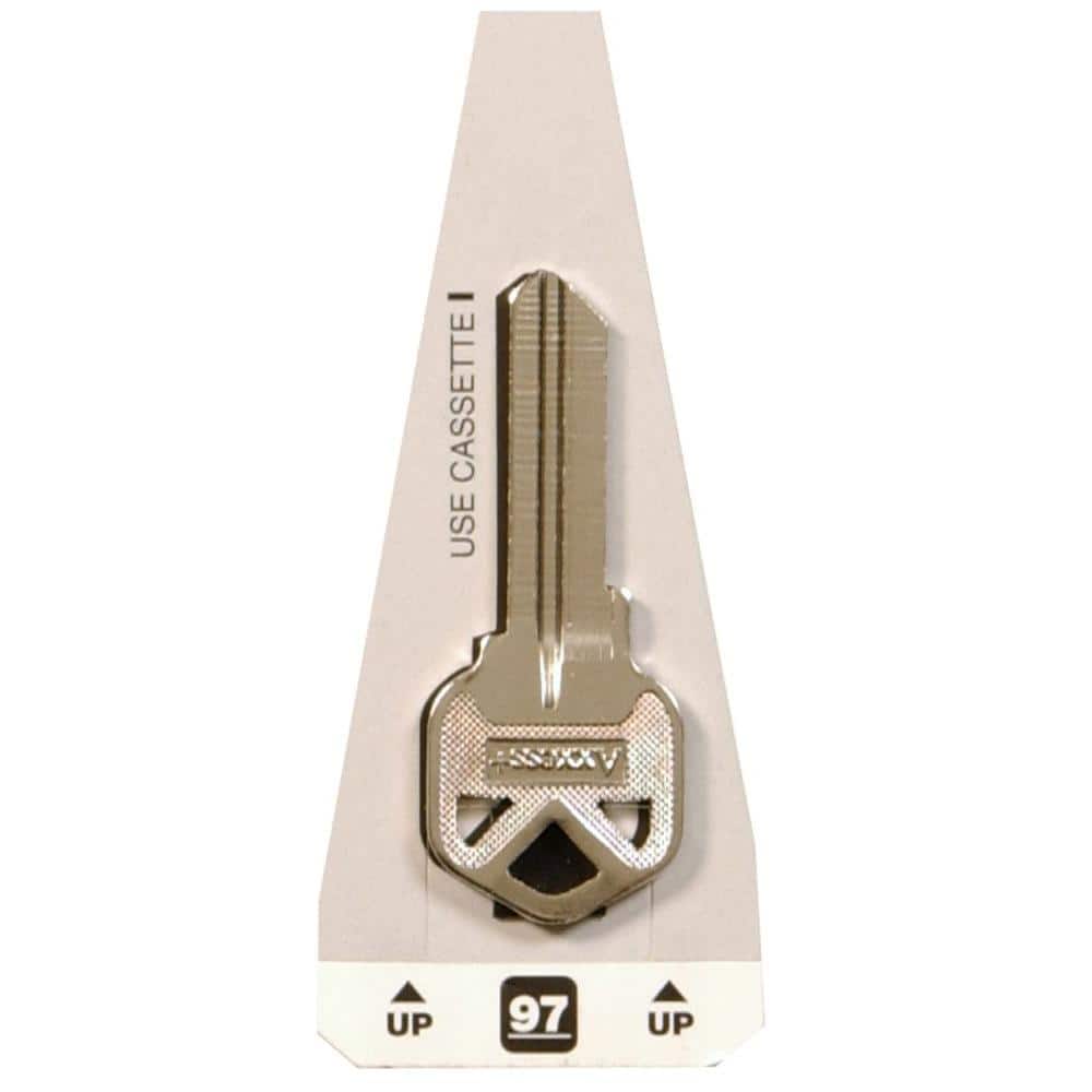 Hillman #97 Blank Titan Lock Key 440970 - The Home Depot