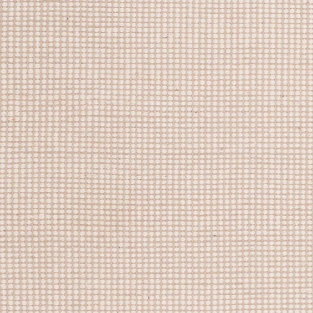 Ivory and Grey Flat Woven Cotton Runner Rug