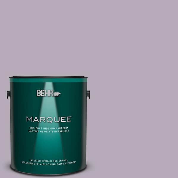 BEHR MARQUEE 1 gal. #MQ5-36 Audition One-Coat Hide Semi-Gloss Enamel Interior Paint & Primer