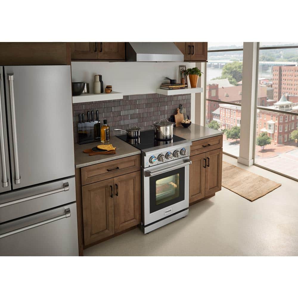 Thor 24" Stainless Steel Freestanding Convection Electric Range