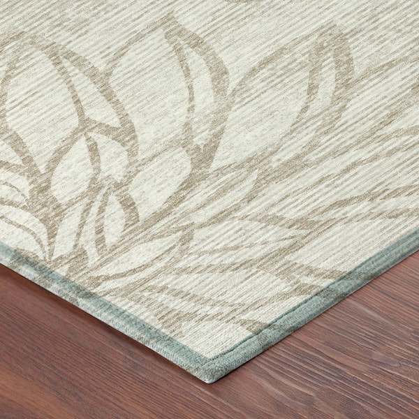 Chantille Machine Washable Indoor/Outdoor Abstract ACN2789 Ivory 3 ft. x 4 ft. Area Rug