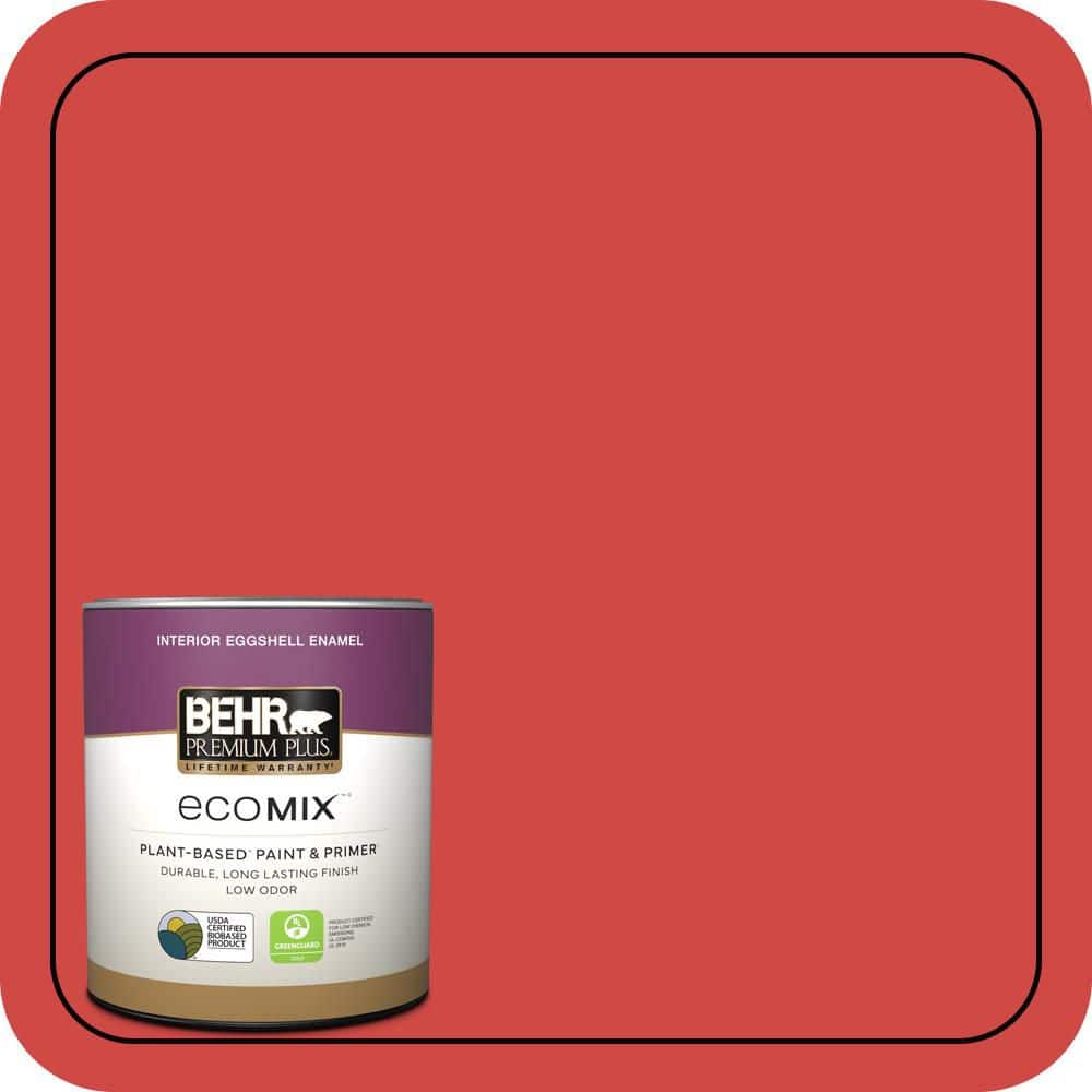 1 qt. #P170-6 Race Car Stripe Eggshell Enamel EcoMix Plant-Based Interior Paint & Primer price history on PriceWatchPro