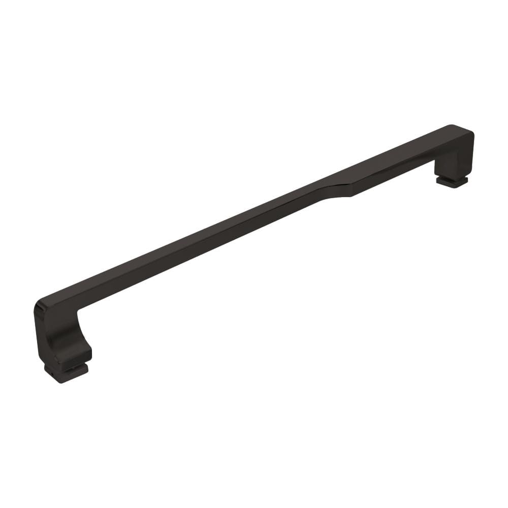 Matte Black Semi-Frameless Sliding Shower Door with Clear Glass