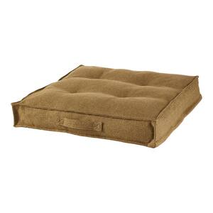 Milo Medium Moss Square Tufted Polyester Pillow Dog Bed