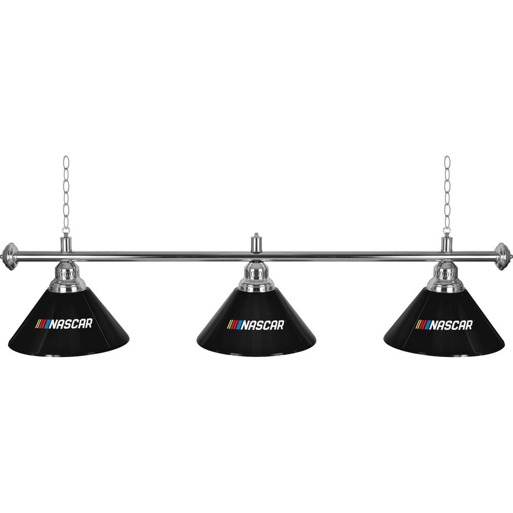 NASCAR 3-Light Black Billiard Light NASCAR14-HD - The Home Depot