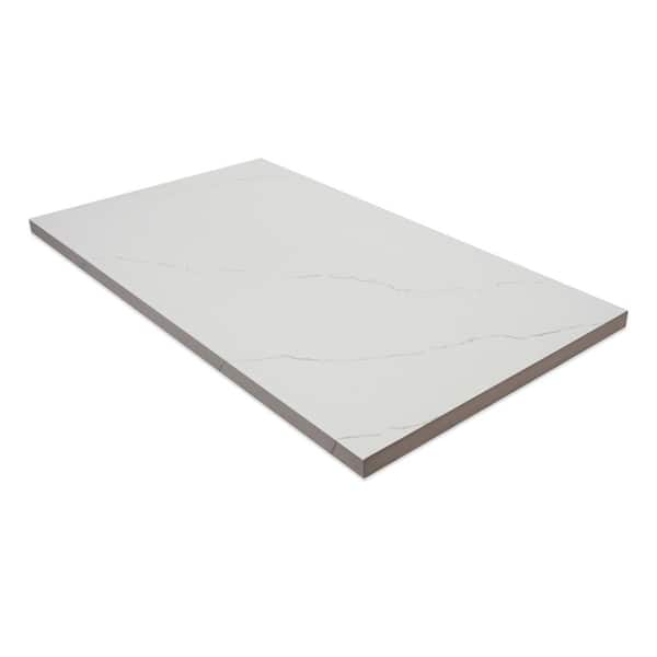 MSI Miraggio Gray 2 cm. x 13 in. x 24 in. Matte Porcelain Eased