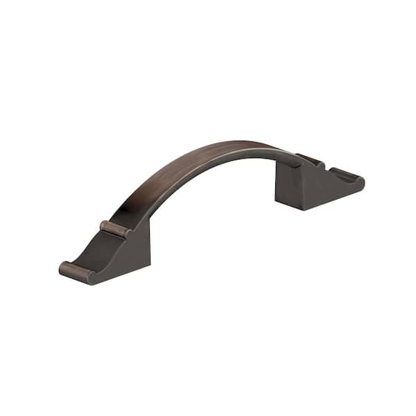 Richelieu Hardware Teramo Collection 3 in. or 3-3/4 in. (76 mm or 96 mm) Vintage Brushed Oil-Rubbed Bronze Cabinet Arch Pull
