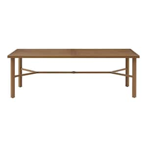 Rocky Mount 84 in. x 35 in. Metal Outdoor Dining Table