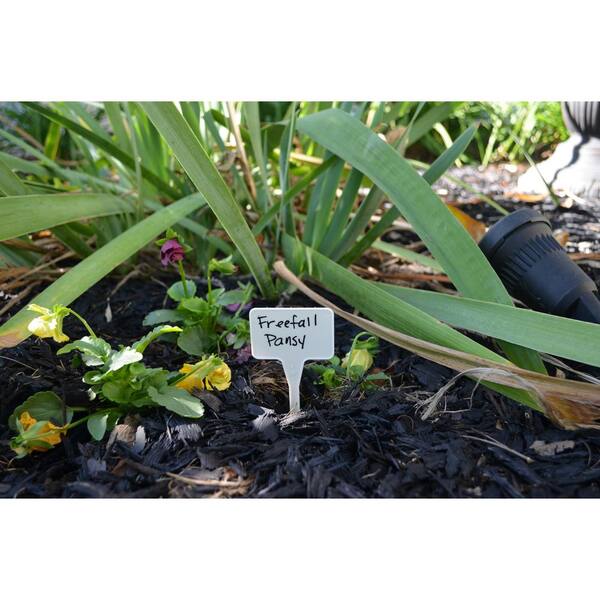 Thriftee plain white plant labels 5" 100 Pack 