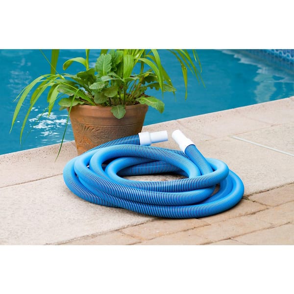 HDX Spiral-Wound 35 ft. x 1 1/2 in. Diameter Swimming Pool Vacuum Hose for  In-Ground and Above-Ground Pools 69235 - The Home Depot
